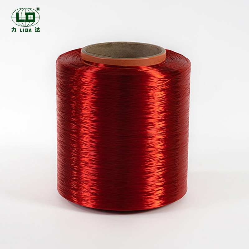 Ithini I-Total Bright Polyester Dope Edayed Filament Yarn futhi Kungani Iphakeme KuneNsonto Evamile